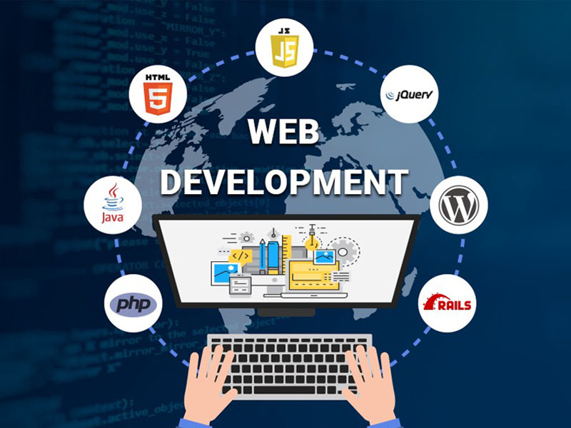 Our web development process illustration
